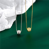 925 Silver Chain Necklace with Beads Pendant for Women