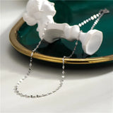 925 Sterling Silver Geometric Necklace Fine Jewelry for Women