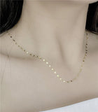 925 Sterling Silver Geometric Necklace Fine Jewelry for Women