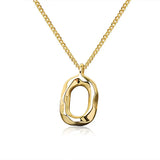 925 Sterling Silver Geometric Pendant Necklace Wedding Jewelry