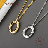 925 Sterling Silver Geometric Pendant Necklace Wedding Jewelry