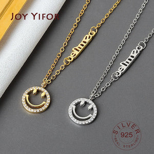 925 Silver Geometric Pendant Necklace For Women Wedding Party
