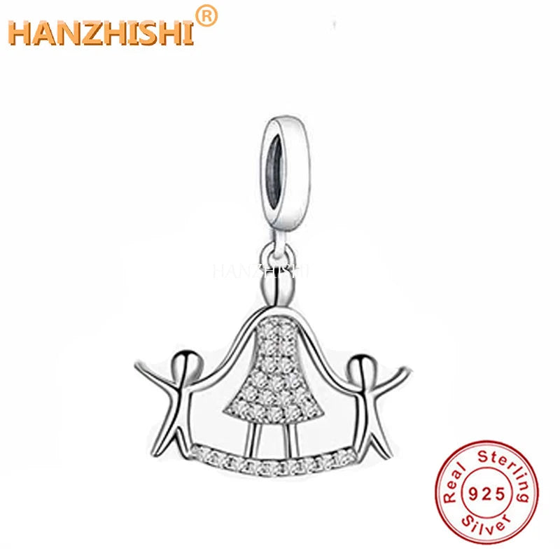 925 Family Love Pendant Necklace Anniversary Gift for Mum Wife Girlfriend Child