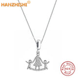 925 Family Love Pendant Necklace Anniversary Gift for Mum Wife Girlfriend Child
