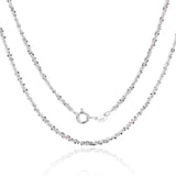 925 Sterling Silver Star Chain Necklace 16-32in Clavicle Choker Women Jewelry