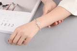 925 Silver Flower Stud Earrings for Women, Girls