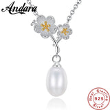 925 Silver Clover Flower Pendant Necklace for Wedding