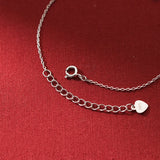 925 Sterling Silver CZ Zircon Gourd Charm Bracelet Wedding Jewelry
