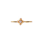 925 Silver Zircon Cross Ring Women's Wedding Retro Jewelry