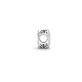 925 Silver Family Tree Charm Matte Glass Beads DIY Jewelry
