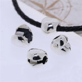 925 Sterling Silver Heart Clip Charms Beads for Bracelets