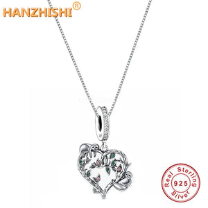 925 Silver Heart Monkey Pendant Necklace for Mum Girlfriend Child