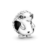 925 Silver Hedgehog Charm Bracelet Bead for DIY Decoration