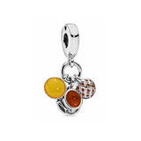 925 Silver Hedgehog Charm Bracelet Bead for DIY Decoration