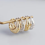 925 Sterling Silver Hollow Bohemian Earrings for Women - Party Jewelry