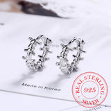 925 Silver Barbed Wire Ear Cuff Hoop Earring