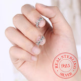 925 Silver Barbed Wire Ear Cuff Hoop Earring