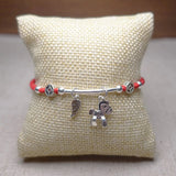 925 Silver Horse Red Bracelet Women Lucky Bangle Amulet Jewelry
