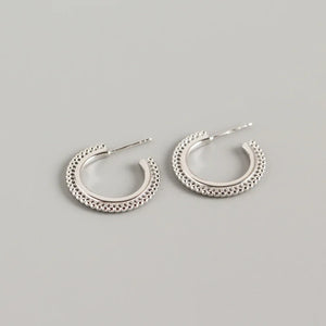 925 Silver Small Bead Stud Earrings for Women