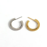 925 Silver Small Bead Stud Earrings for Women