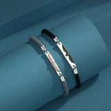 925 Silver Angel Wings Rope Chain Couple Bracelet Romantic Accessories
