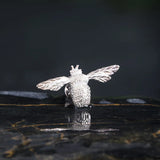 925 Silver Bee Brooch Collar Pin for Women