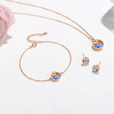 925 Sterling Silver Sea Fish Tail Bracelet Femme Rose Women Accessories