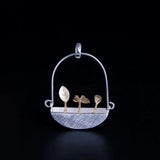 925 Sterling Silver Butterfly Pendant Necklace Vintage Accessories