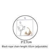 925 Silver Cat Pendant Necklace for Women Party Accessories