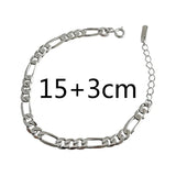 925 Silver Chain Bracelet Women's Jewelry