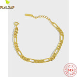 925 Silver Chain Bracelet Women's Jewelry