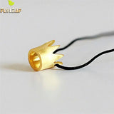 925 Silver Crown Pendant Necklace 18k Plating Women Femme Accessory