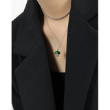 925 Sterling Silver Enamel Mushroom Pendant Necklace for Women