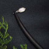 925 Silver Freshwater Pearls Hair Sticks Chinese Style Hanfu Accessories