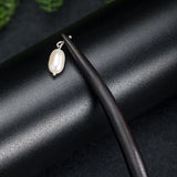 925 Silver Freshwater Pearls Hair Sticks Chinese Style Hanfu Accessories