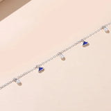 925 Sterling Silver Ginkgo Leaf Bracelet Rose Plating