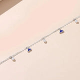 925 Sterling Silver Ginkgo Leaf Bracelet Rose Plating