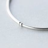925 Sterling Silver Jingle Bell Bangle Bracelet with Lucky Beads