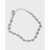 925 Sterling Silver Knot Bead Bracelet for Women