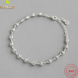 925 Sterling Silver Knot Bead Bracelet for Women