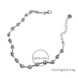 925 Sterling Silver Knot Bead Bracelet for Women