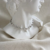 925 Sterling Silver Knot Bead Bracelet for Women