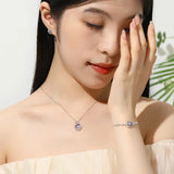 925 Silver Moonstone Butterfly Bracelet for Women