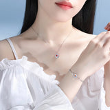 Moonstone Star Rays Pendant Necklace Sterling Silver Rose Plating
