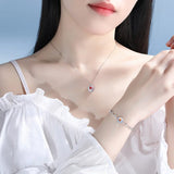 925 Silver Moonstone Starlight Bracelet - Women's Jewelry