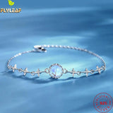 925 Silver Moonstone Starlight Bracelet - Women's Jewelry