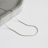 925 Sterling Silver Snake Bone Chain Necklace High DIY Accessories