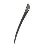 Sterling Silver Pansies Flower Jade Hair Stick Vintage Style Women Hanfu Hairpin