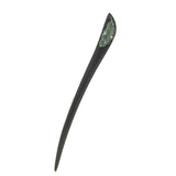 Sterling Silver Pansies Flower Jade Hair Stick Vintage Style Women Hanfu Hairpin