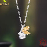 925 Silver Persimmon Pendant Necklace for Women